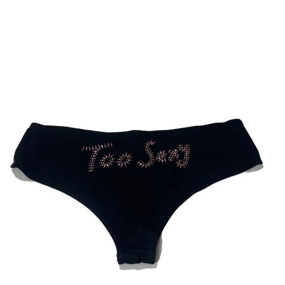 Victoria’s Secret two sexy panties, size large stretchy, black color - Picture 4 of 5